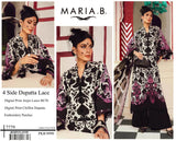 Digital Print Airjet Lawn Suit with 4-Side Lace Chiffon Dupatta