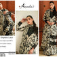 DIGITAL PRINT AIRJET LAWN 90/70 With 4 Side Lace CHIFFON DUPATTA